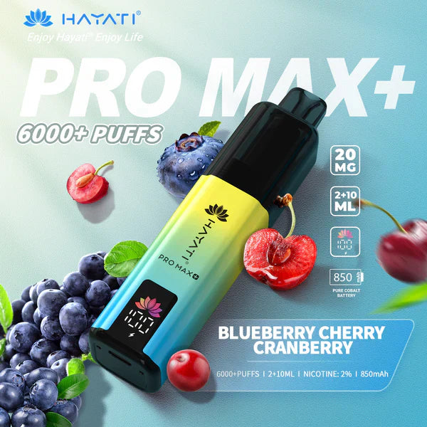 Hayati Pro Max+ 6000 Züge Einweg-E-Zigarette