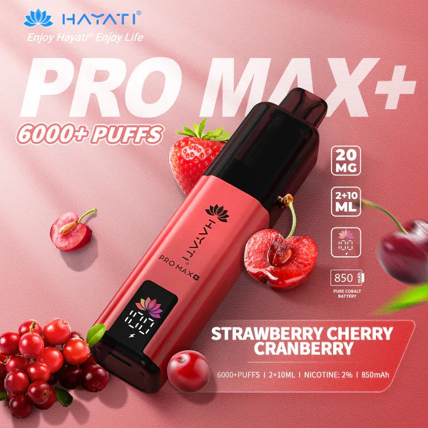 Hayati Pro Max+ 6000 Züge Einweg-E-Zigarette