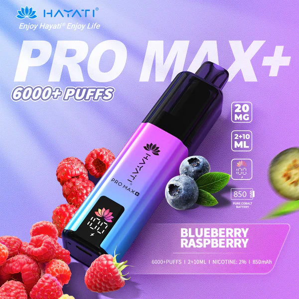 Hayati Pro Max+ 6000 Züge Einweg-E-Zigarette