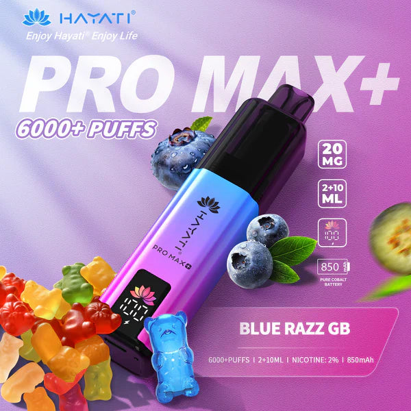 Hayati Pro Max+ 6000 Züge Einweg-E-Zigarette