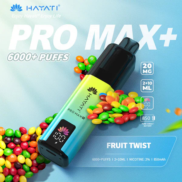 Hayati Pro Max+ 6000 Züge Einweg-E-Zigarette