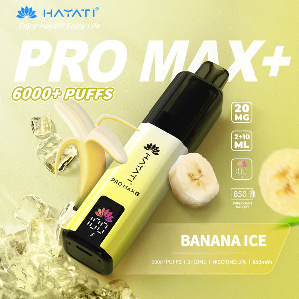 Hayati Pro Max+ 6000 Züge Einweg-E-Zigarette