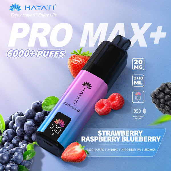 Hayati Pro Max+ 6000 Züge Einweg-E-Zigarette