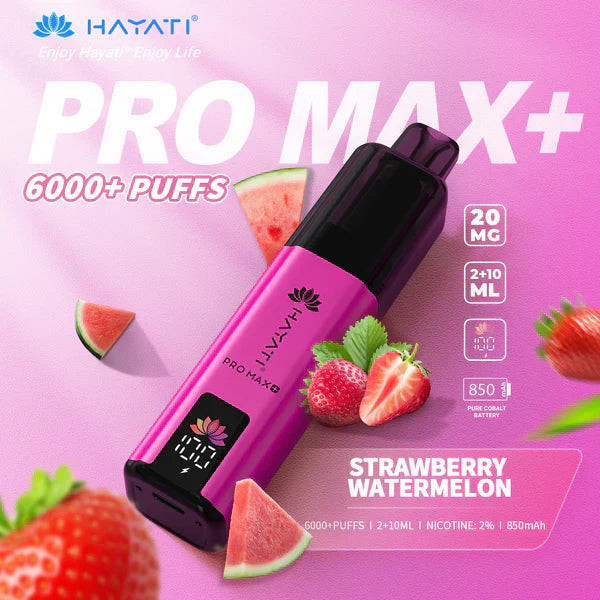Hayati Pro Max+ 6000 Züge Einweg-E-Zigarette