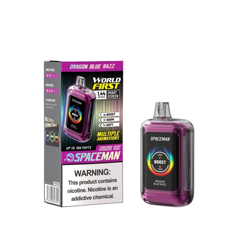 Spaceman Curve 18K Einweg-E-Zigarette 16,5 ml