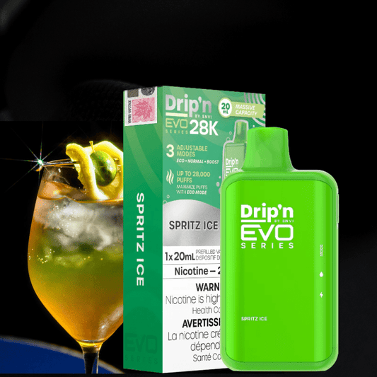 Drip'n by Envi EVO 28k Disposable Vape-Spritz Ice