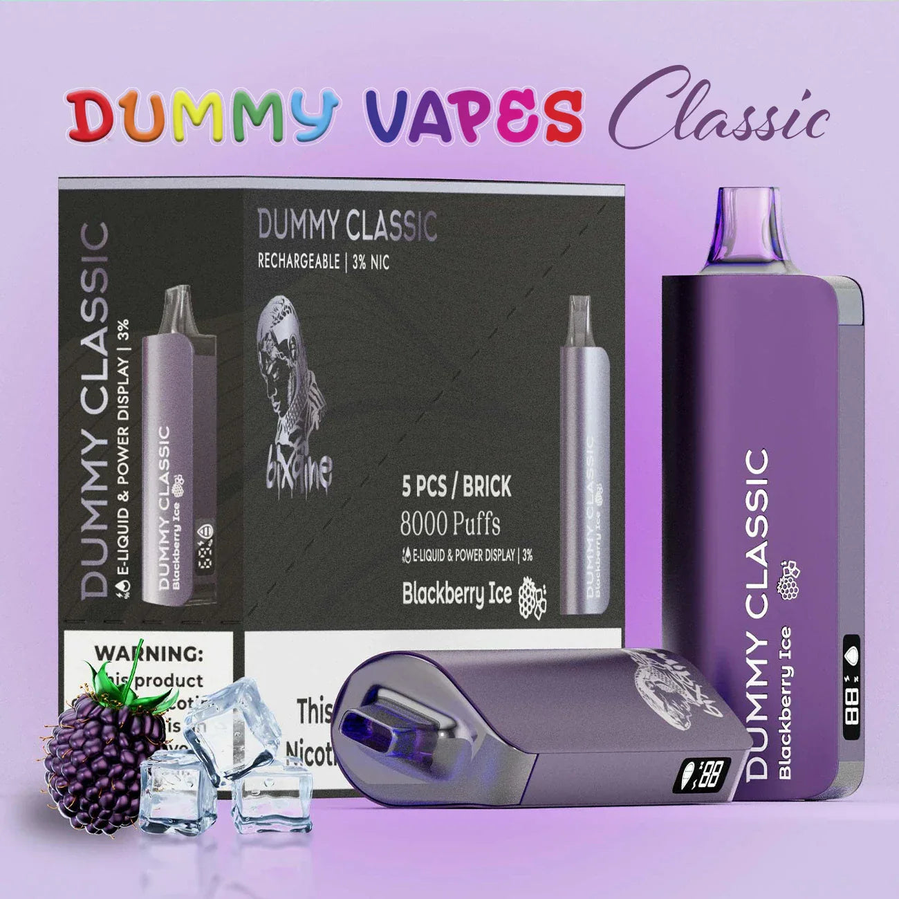 Dummy Vapes Classic 8000 Züge Einweg-E-Zigarette