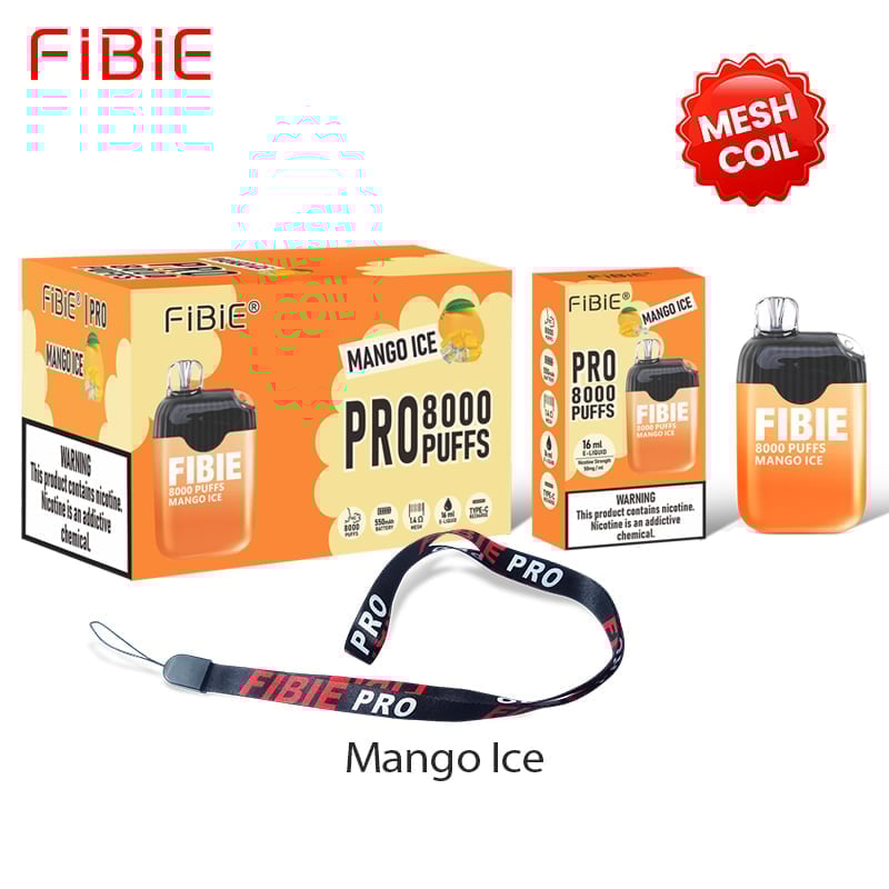 FIBIE  8000 Puffs Disposable Vapor Wands (15 Flavors Collection)