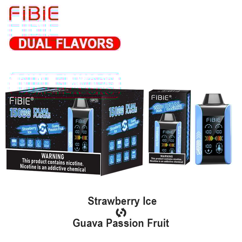 FIBIE 15000 Dual Flavors Disposable Vapor Wands  (💘 In stock in Australia!