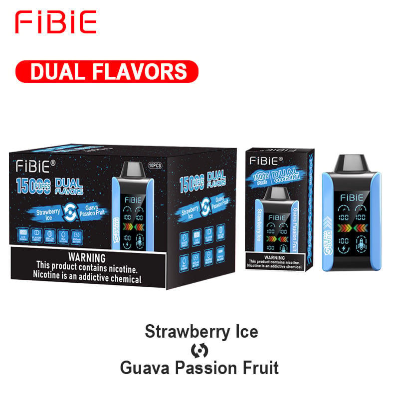 FIBIE 15000 Dual Flavors (Zwei Geschmacksrichtungen, über 100.000 positive Bewertungen) 