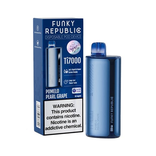 Funky Republic Ti7000 Einweg-E-Zigarette (5 %, 7000 Züge)