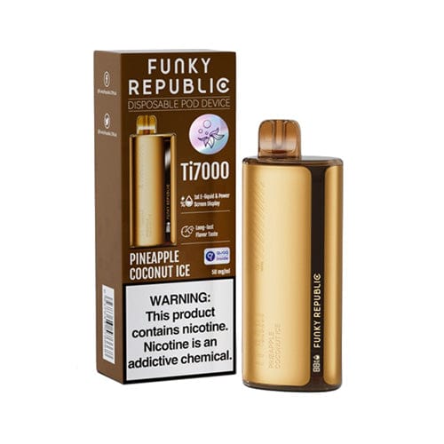 Funky Republic Ti7000 Einweg-E-Zigarette (5 %, 7000 Züge)