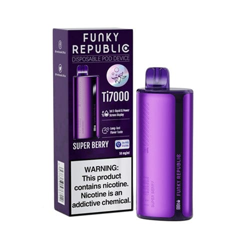 Funky Republic Ti7000 Einweg-E-Zigarette (5 %, 7000 Züge)