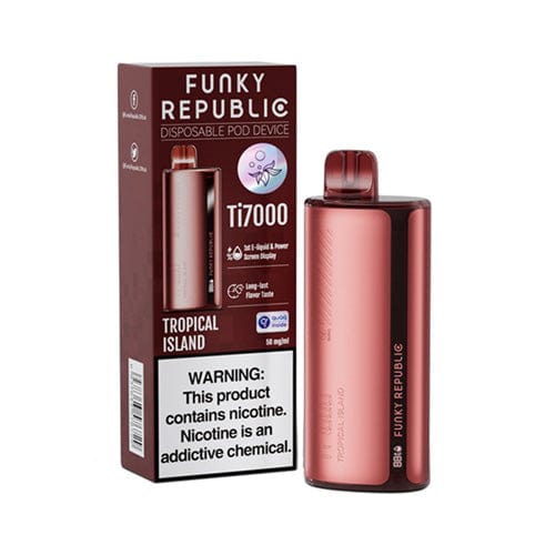 Funky Republic Ti7000 Einweg-E-Zigarette (5 %, 7000 Züge)