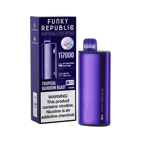 Funky Republic Ti7000 Einweg-E-Zigarette (5 %, 7000 Züge)