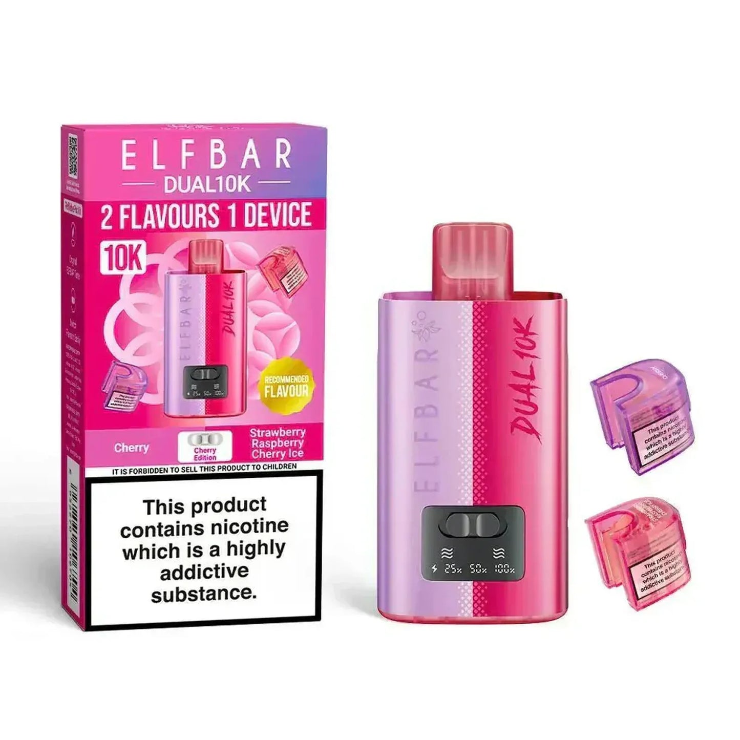 Elf B Dual 10K Puffs Prefilled Pod Vape kit | Box of 5