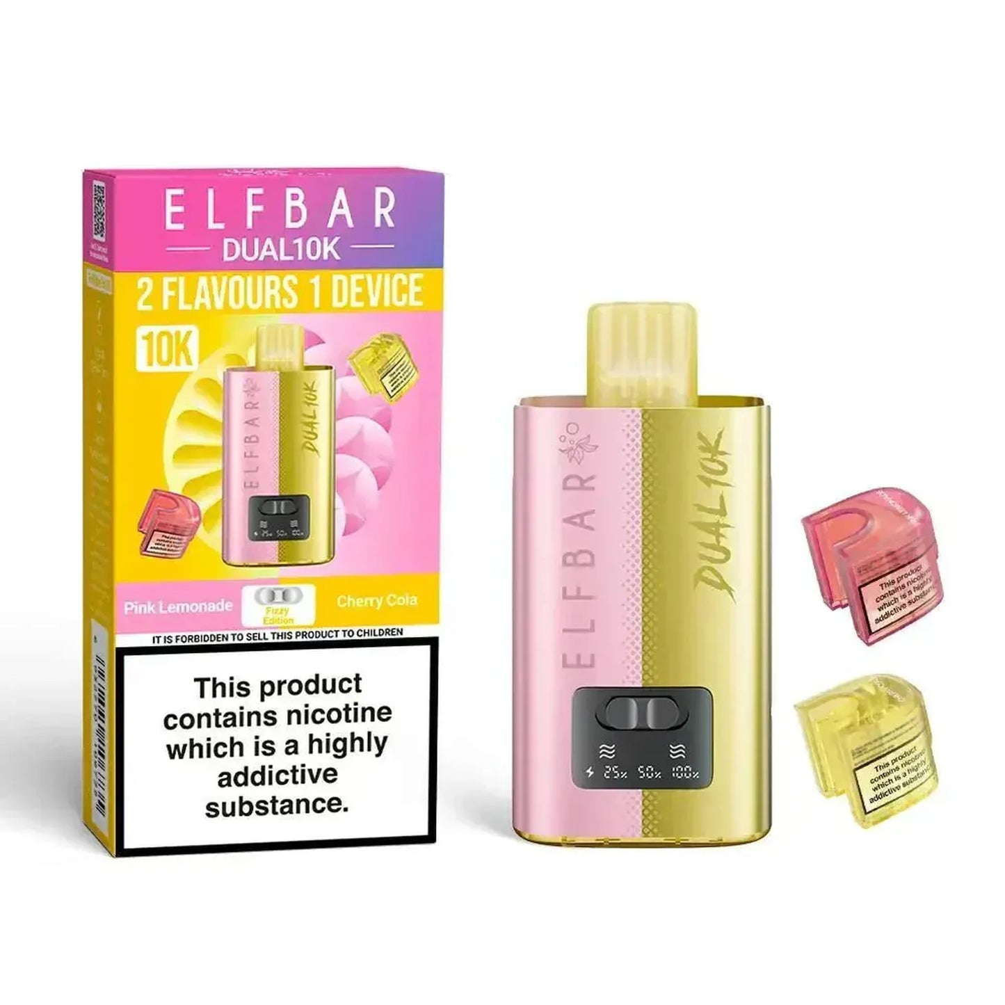 Elf B Dual 10K Puffs Prefilled Pod Vape kit | Box of 5