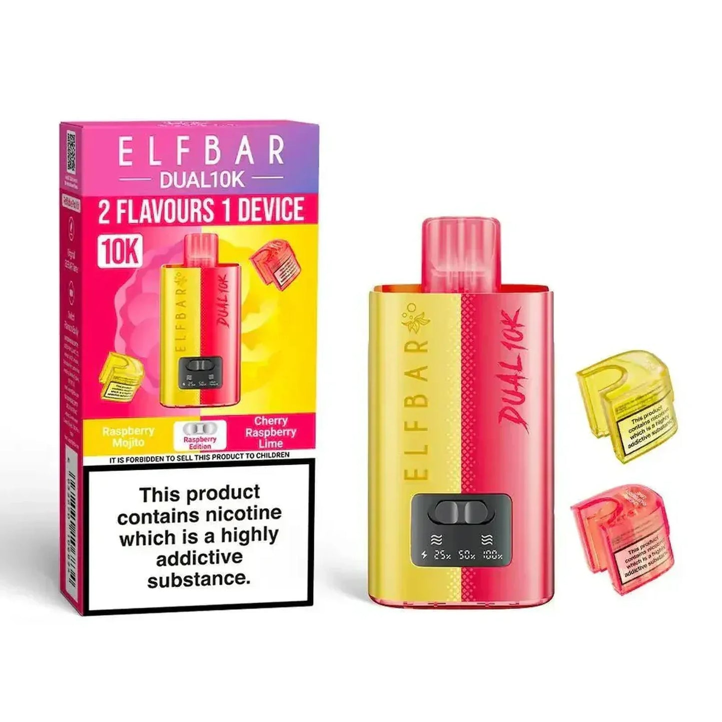 Elf B Dual 10K Puffs Prefilled Pod Vape kit | Box of 5