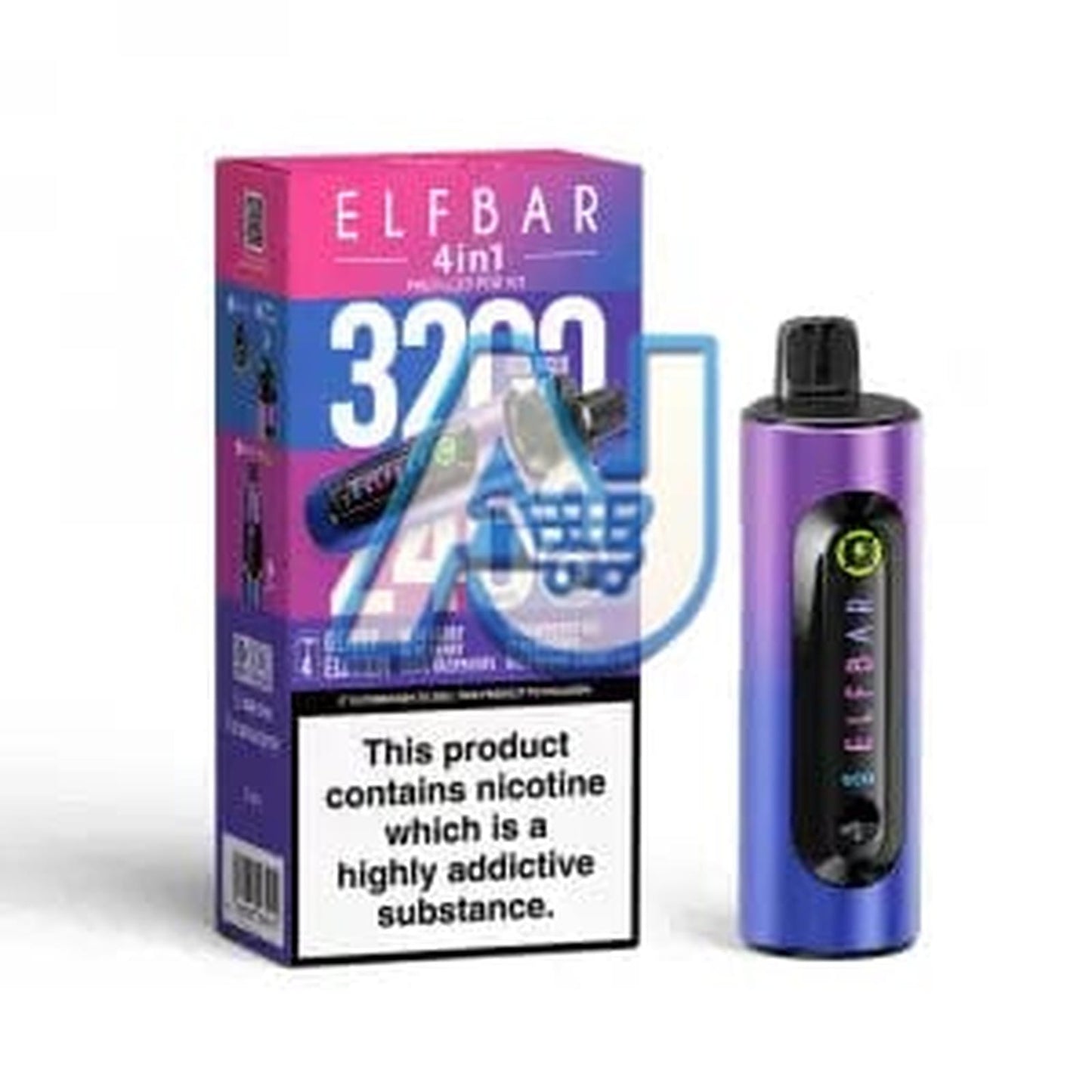 Elf Bar 4-in-1 3200 Puffs Prefilled Pod Vape Kit