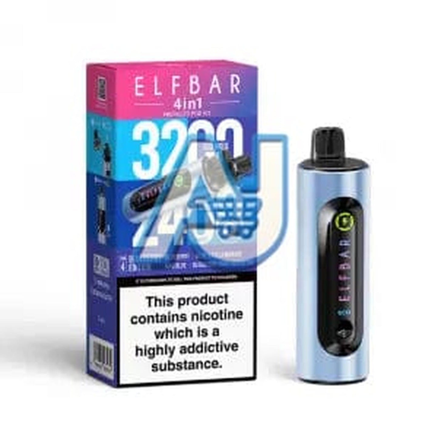 Elf Bar 4-in-1 3200 Puffs Prefilled Pod Vape Kit