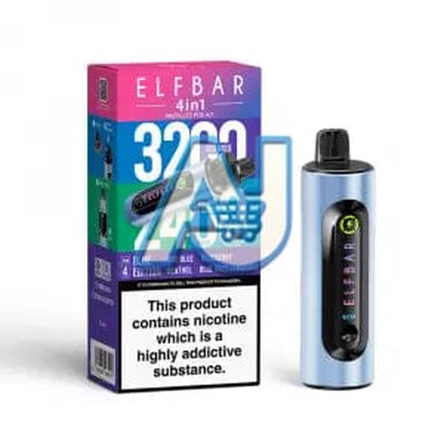 Elf Bar 4-in-1 3200 Puffs Prefilled Pod Vape Kit