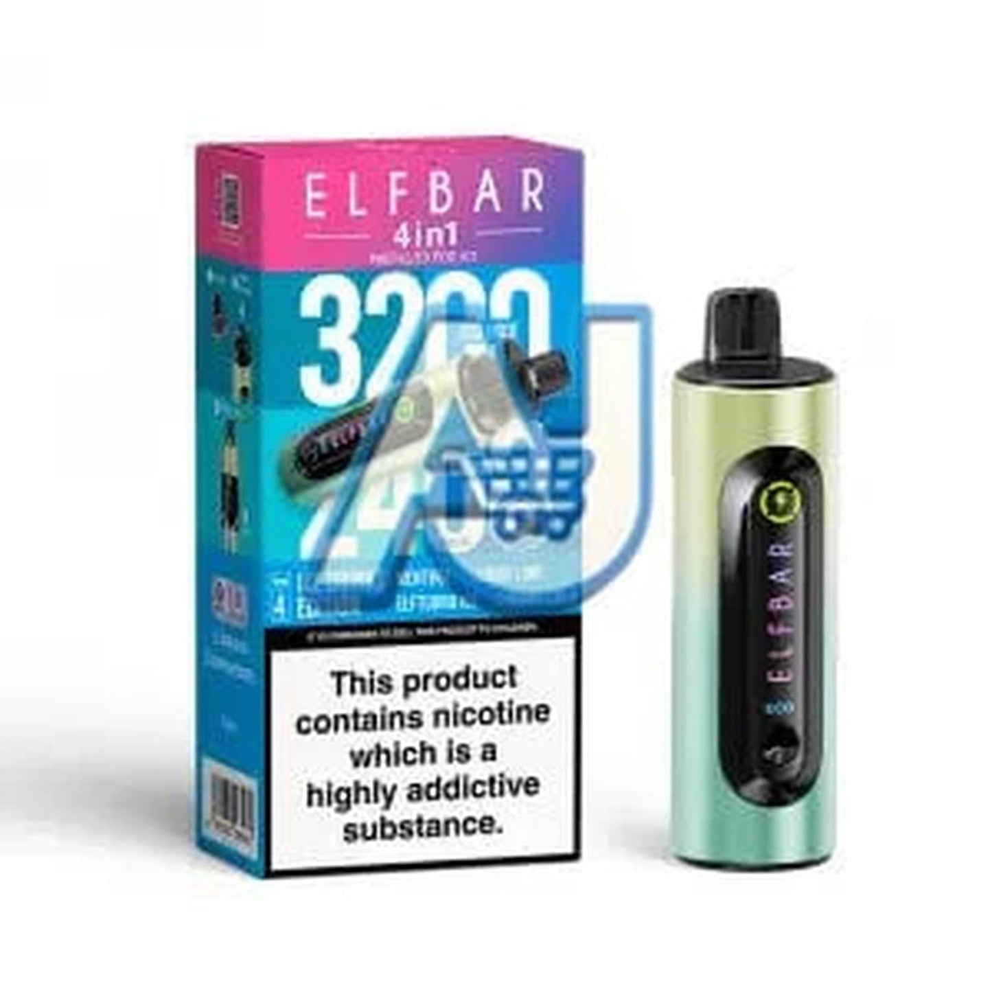Elf Bar 4-in-1 3200 Puffs Prefilled Pod Vape Kit