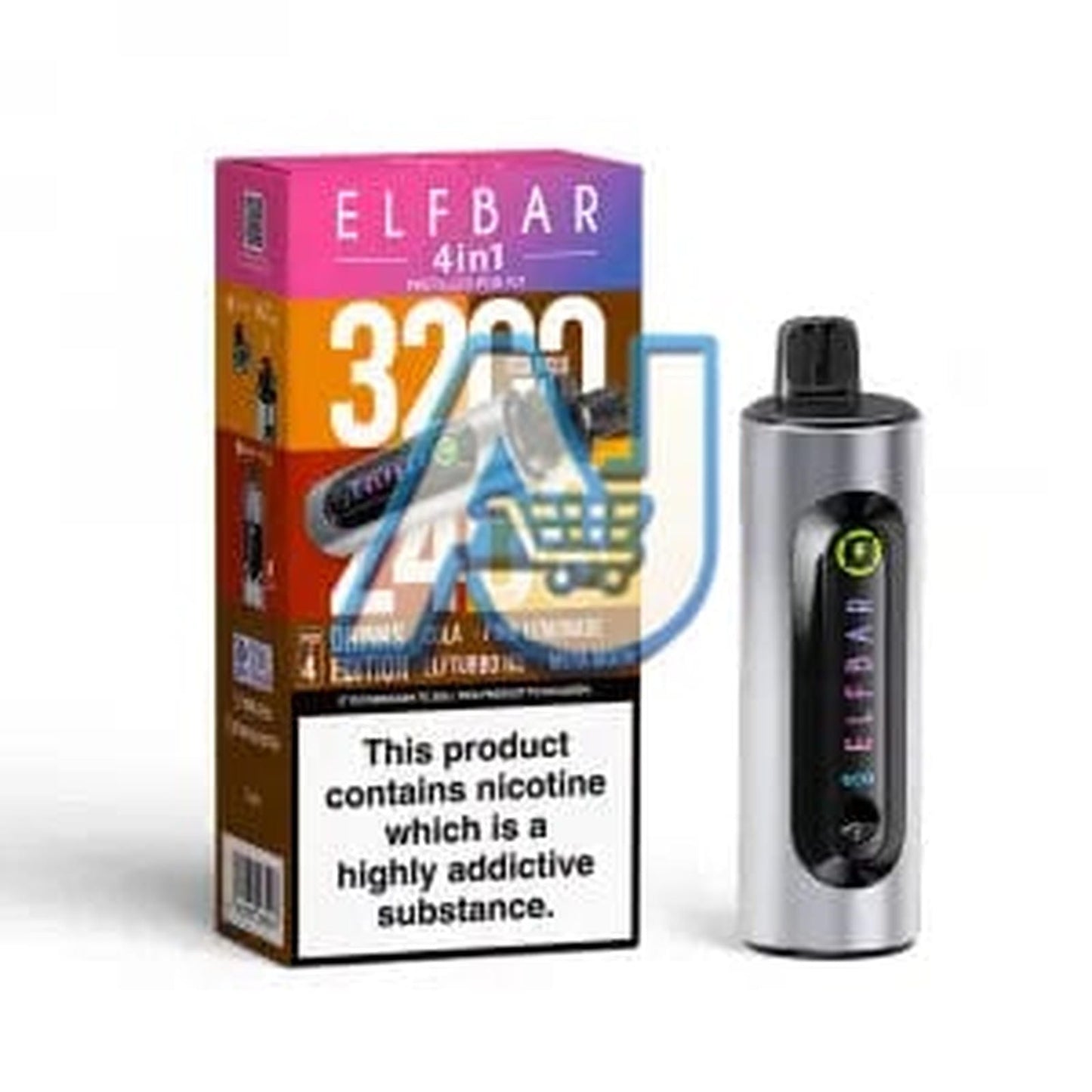 Elf Bar 4-in-1 3200 Puffs Prefilled Pod Vape Kit