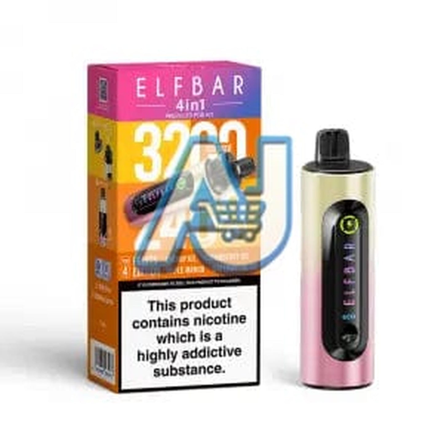 Elf Bar 4-in-1 3200 Puffs Prefilled Pod Vape Kit