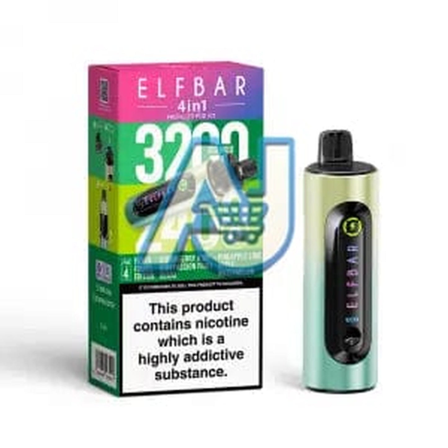 Elf Bar 4-in-1 3200 Puffs Prefilled Pod Vape Kit