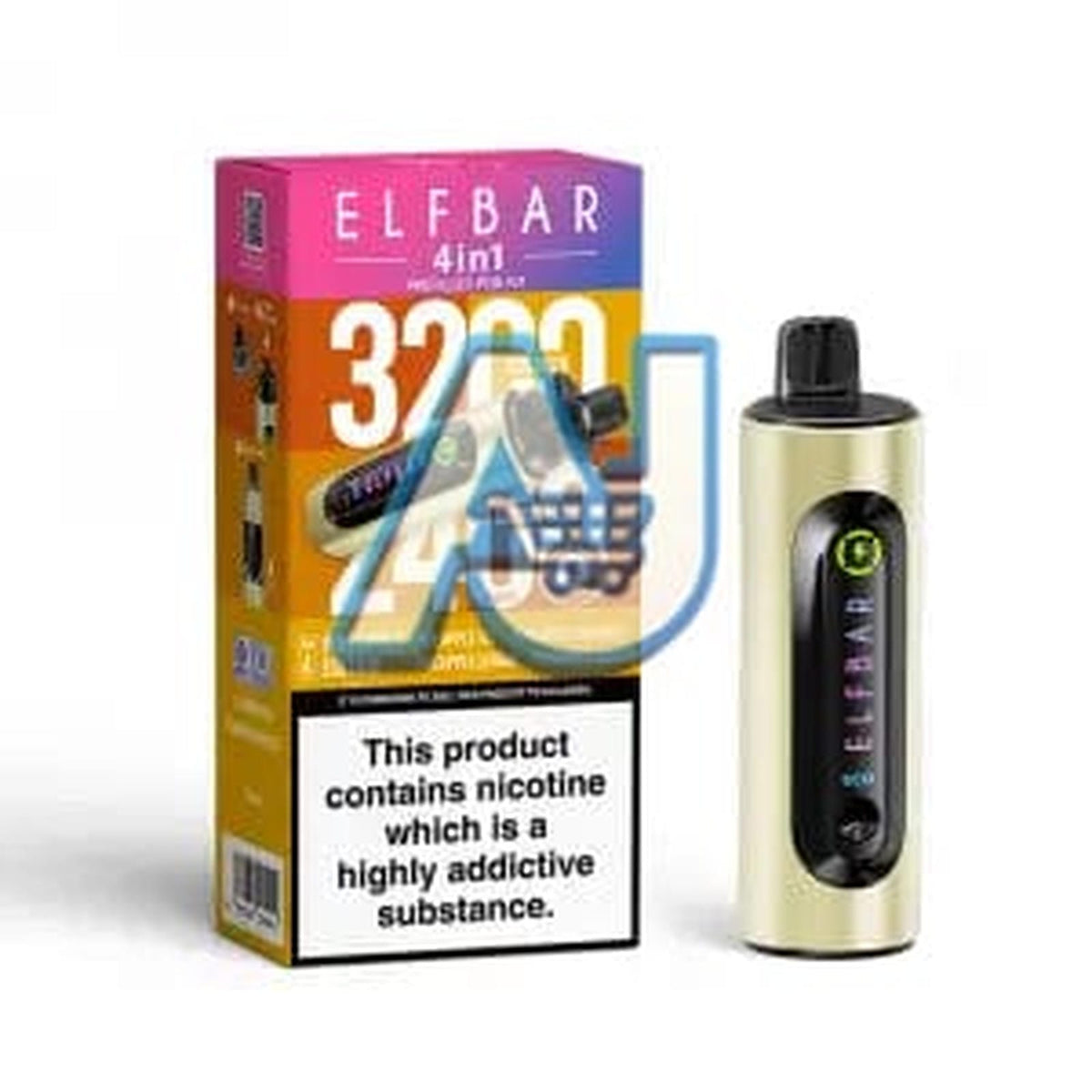 Elf Bar 4-in-1 3200 Puffs Prefilled Pod Vape Kit