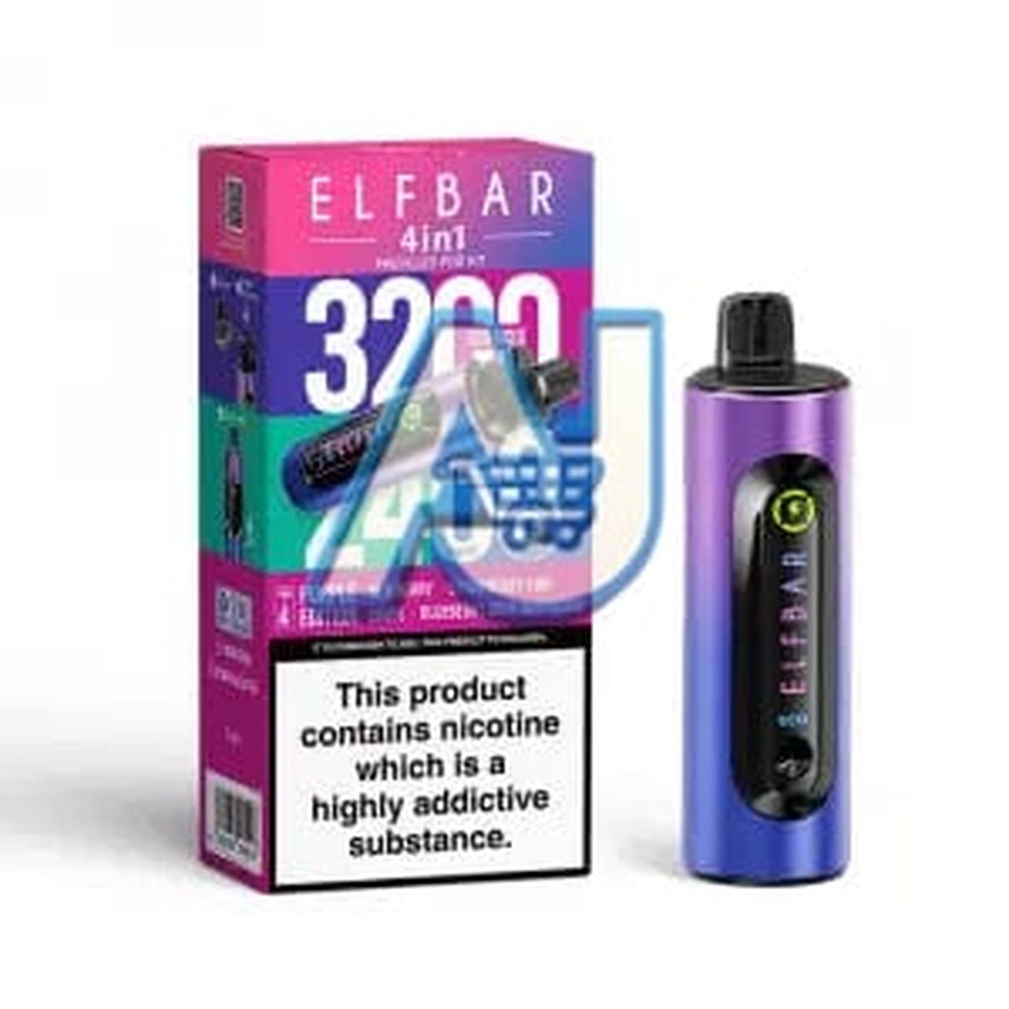Elf Bar 4-in-1 3200 Puffs Prefilled Pod Vape Kit