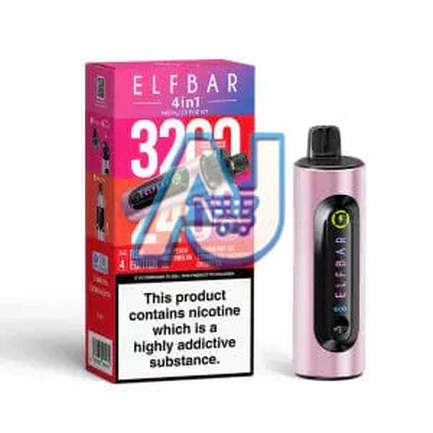 Elf Bar 4-in-1 3200 Puffs Prefilled Pod Vape Kit
