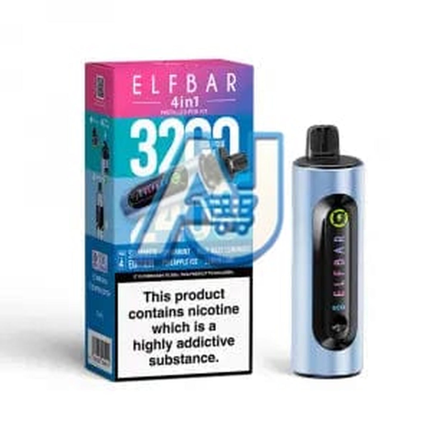 Elf Bar 4-in-1 3200 Puffs Prefilled Pod Vape Kit