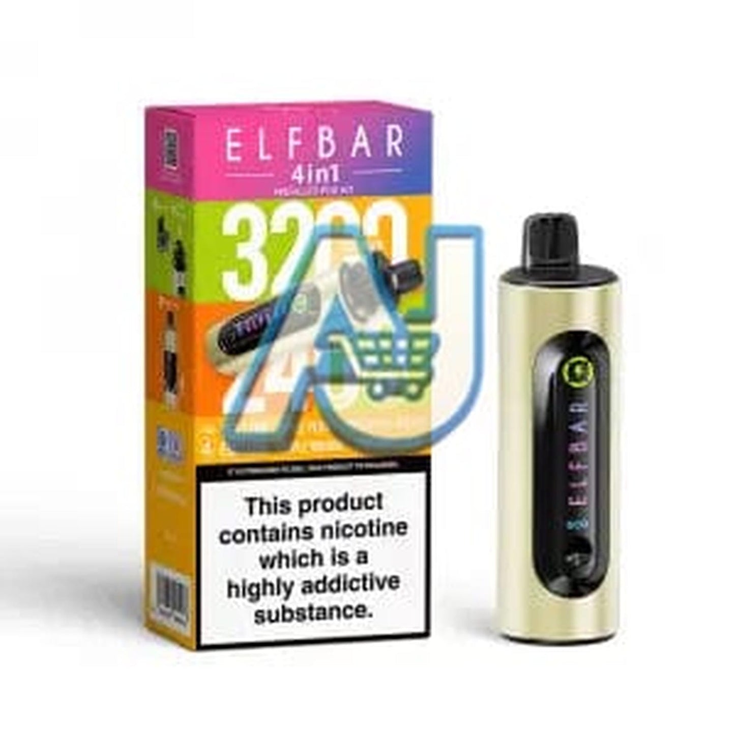 Elf Bar 4-in-1 3200 Puffs Prefilled Pod Vape Kit