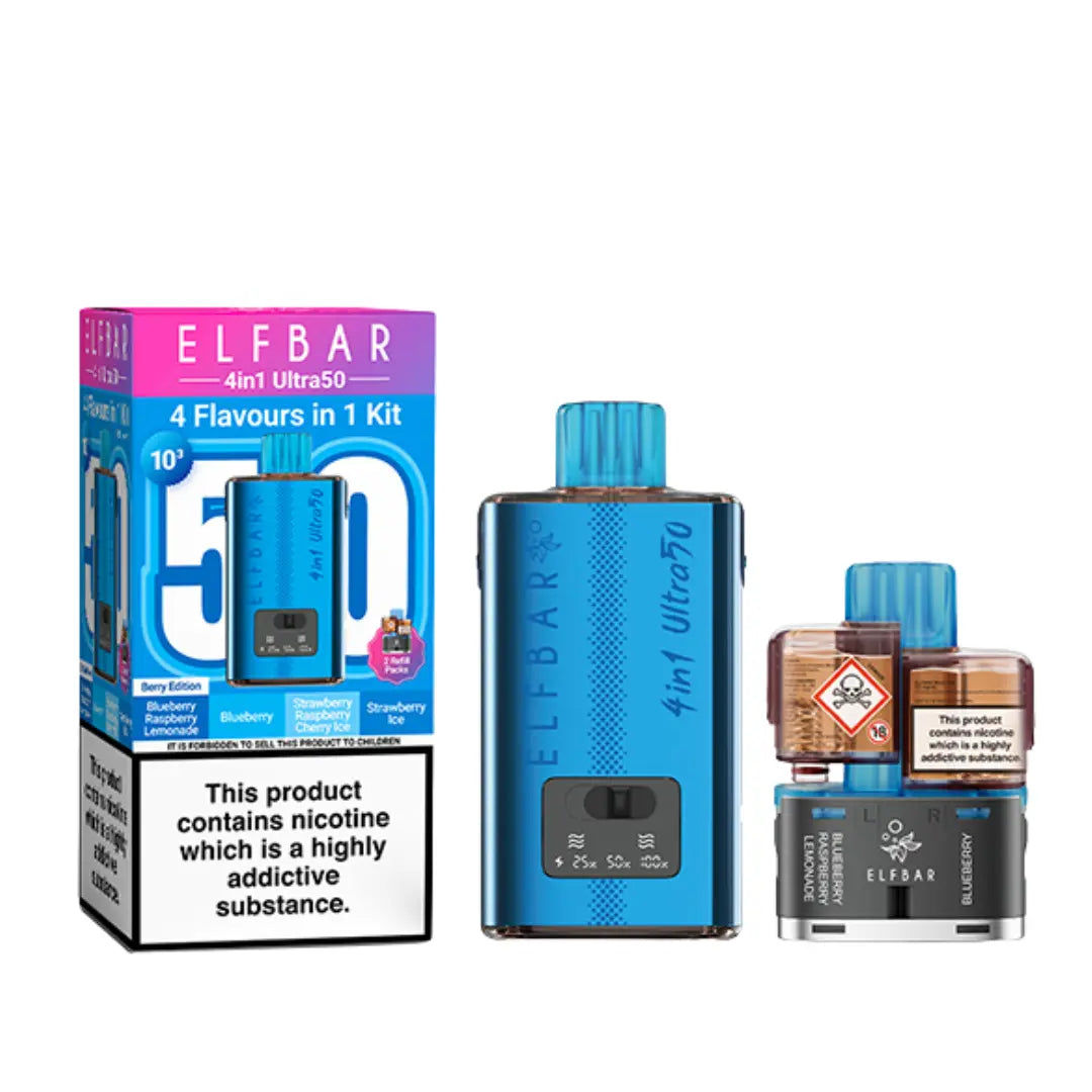 Elf Bar 4-in-1 Ultra 50 Prefilled & Reusable Pod Kit