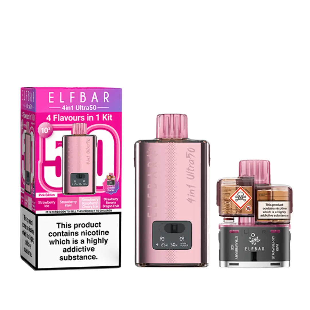 Elf Bar 4-in-1 Ultra 50 Prefilled & Reusable Pod Kit