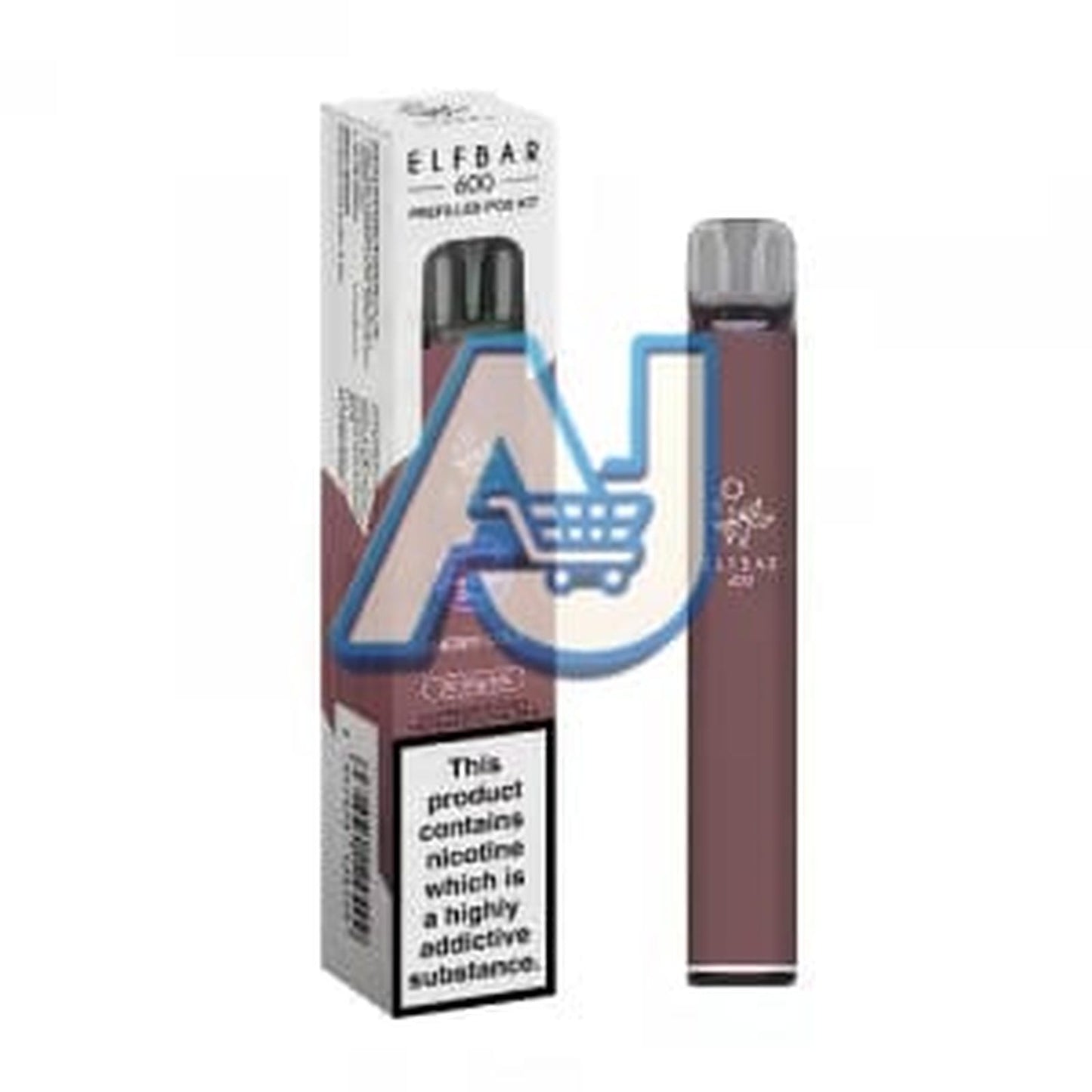 Elf Bar 600 Puffs Prefilled Pod Vape Kit
