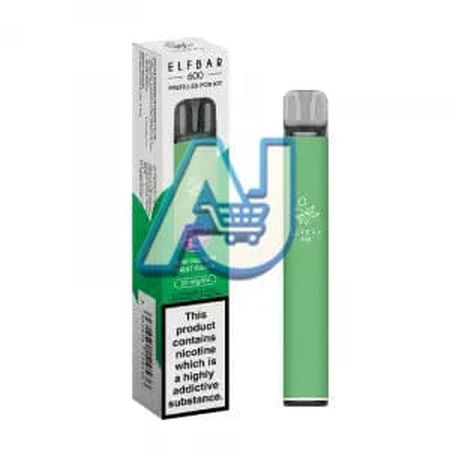 Elf Bar 600 Puffs Prefilled Pod Vape Kit