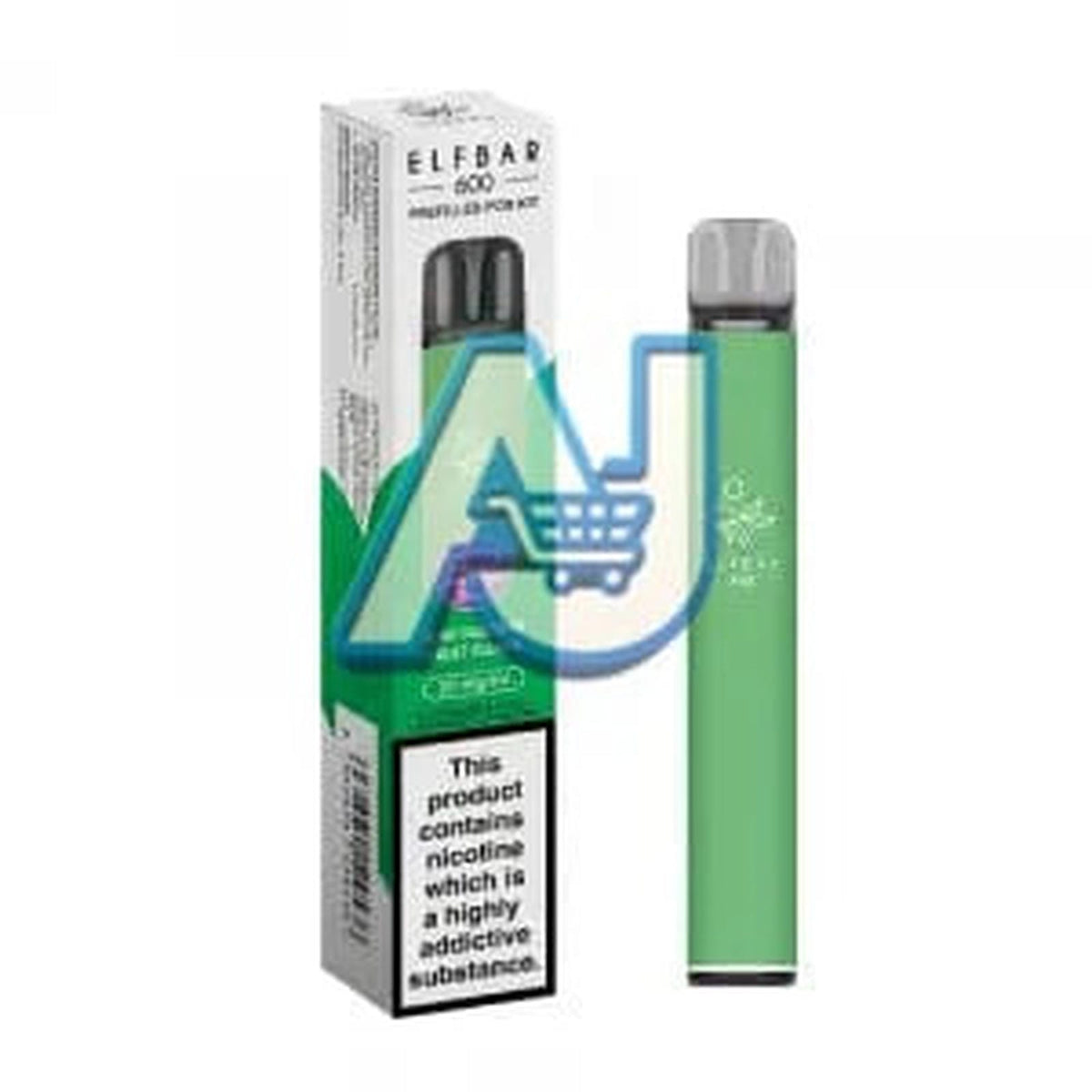 Elf Bar 600 Puffs Prefilled Pod Vape Kit