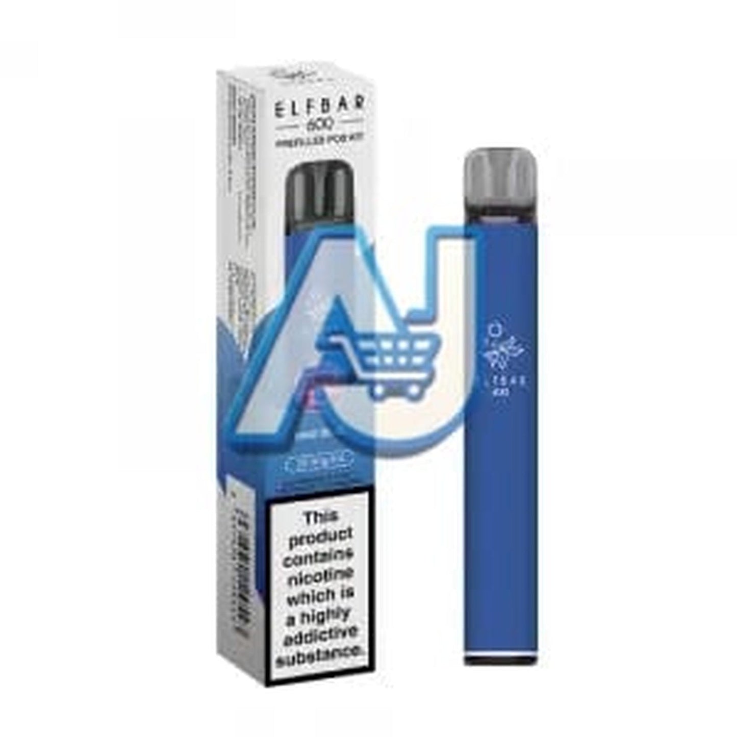 Elf Bar 600 Puffs Prefilled Pod Vape Kit