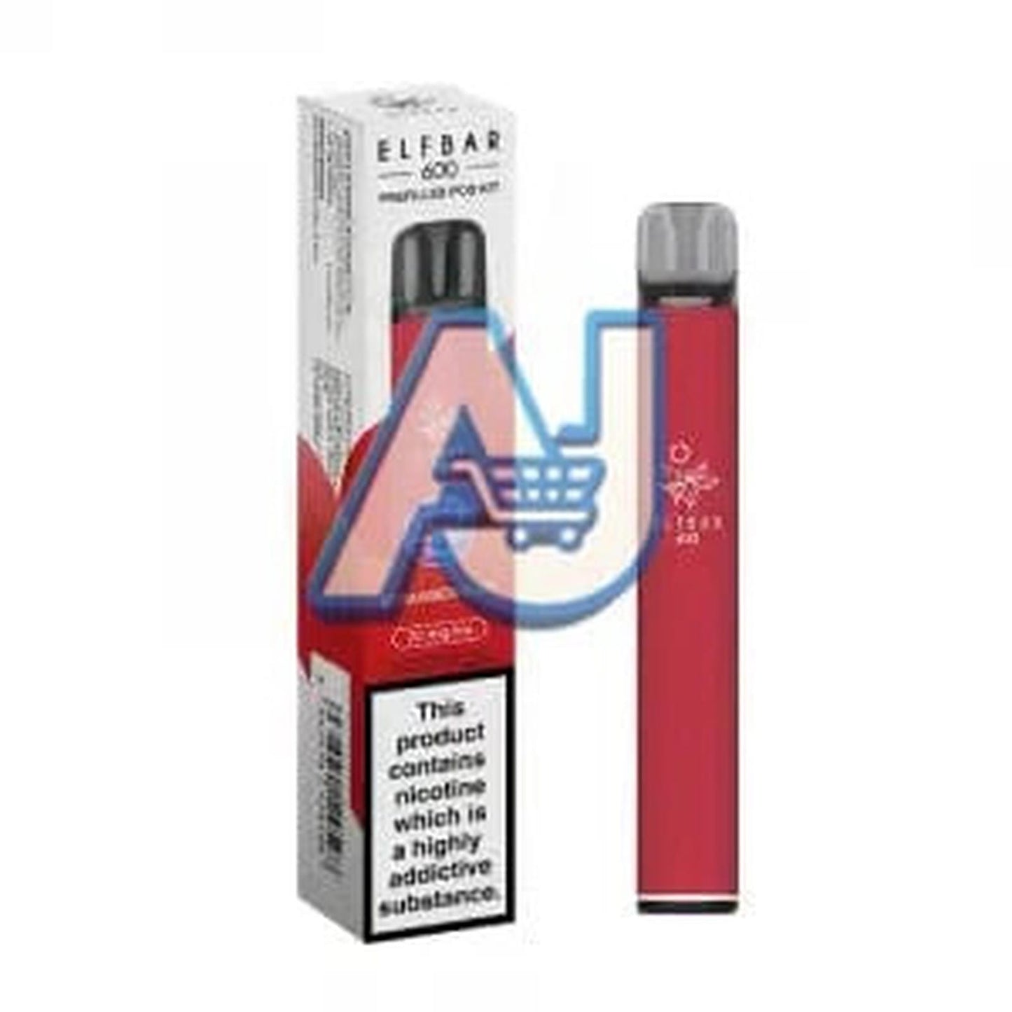 Elf Bar 600 Puffs Prefilled Pod Vape Kit