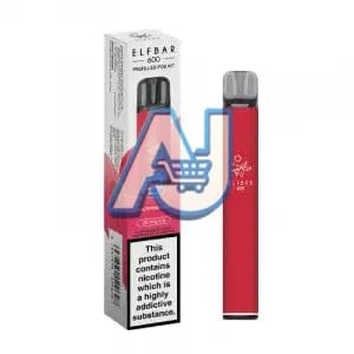 Elf Bar 600 Puffs Prefilled Pod Vape Kit