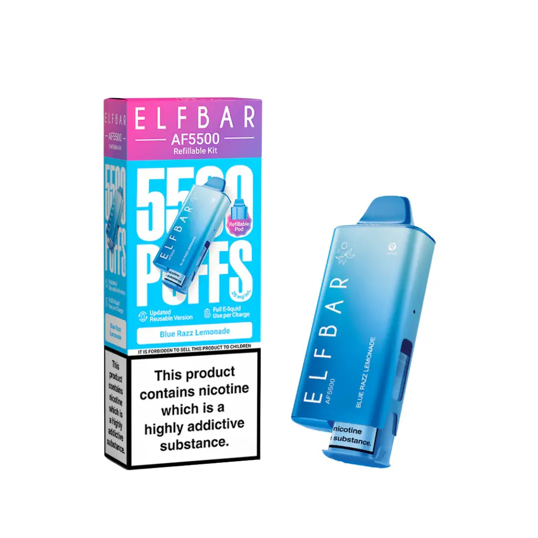 Elf Bar AF5500 Puffs Prefilled & Reusable Pod Kit