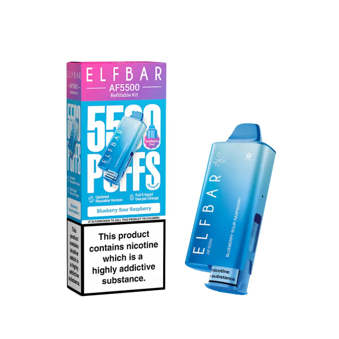 Elf Bar AF5500 Puffs Prefilled & Reusable Pod Kit