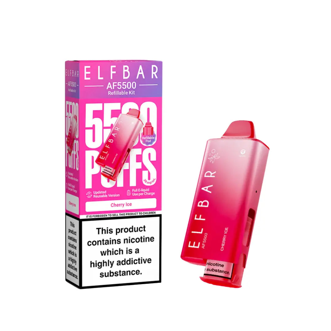 Elf Bar AF5500 Puffs Prefilled & Reusable Pod Kit