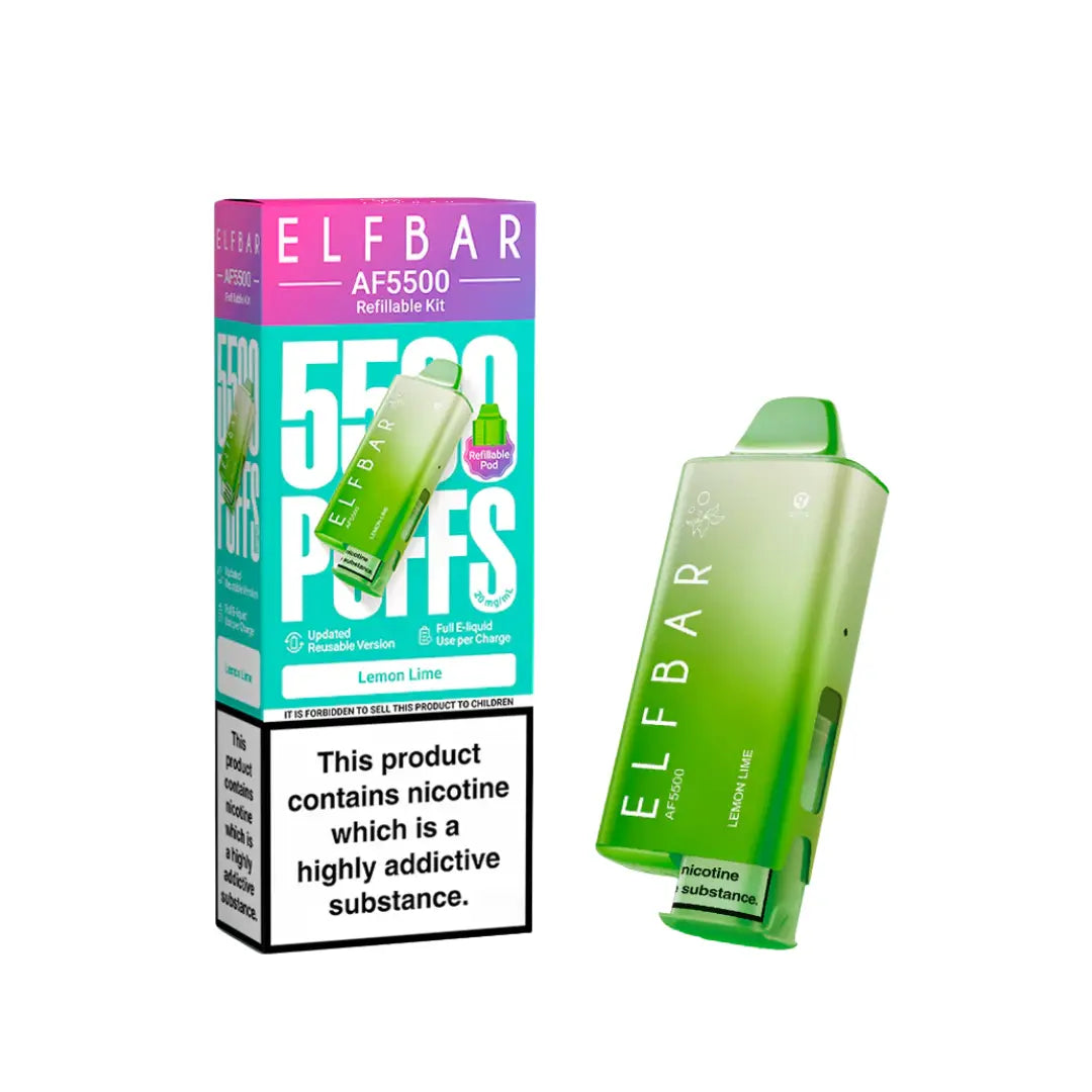 Elf Bar AF5500 Puffs Prefilled & Reusable Pod Kit