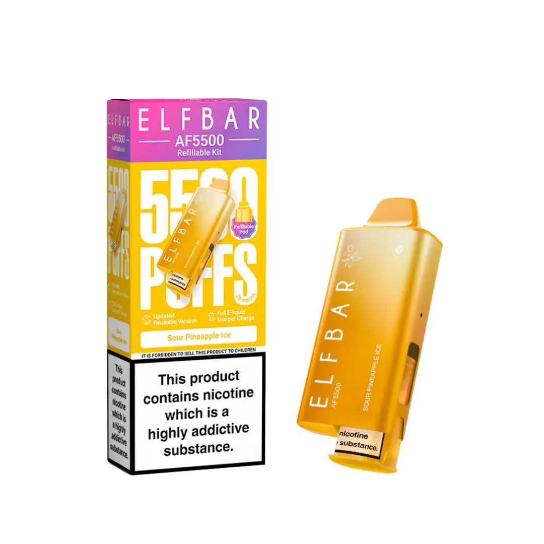 Elf Bar AF5500 Puffs Prefilled & Reusable Pod Kit