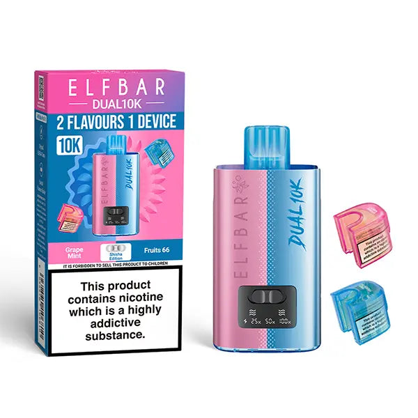 Elf Bar Dual 10K Puff Prefilled & Reusable Pod Kit