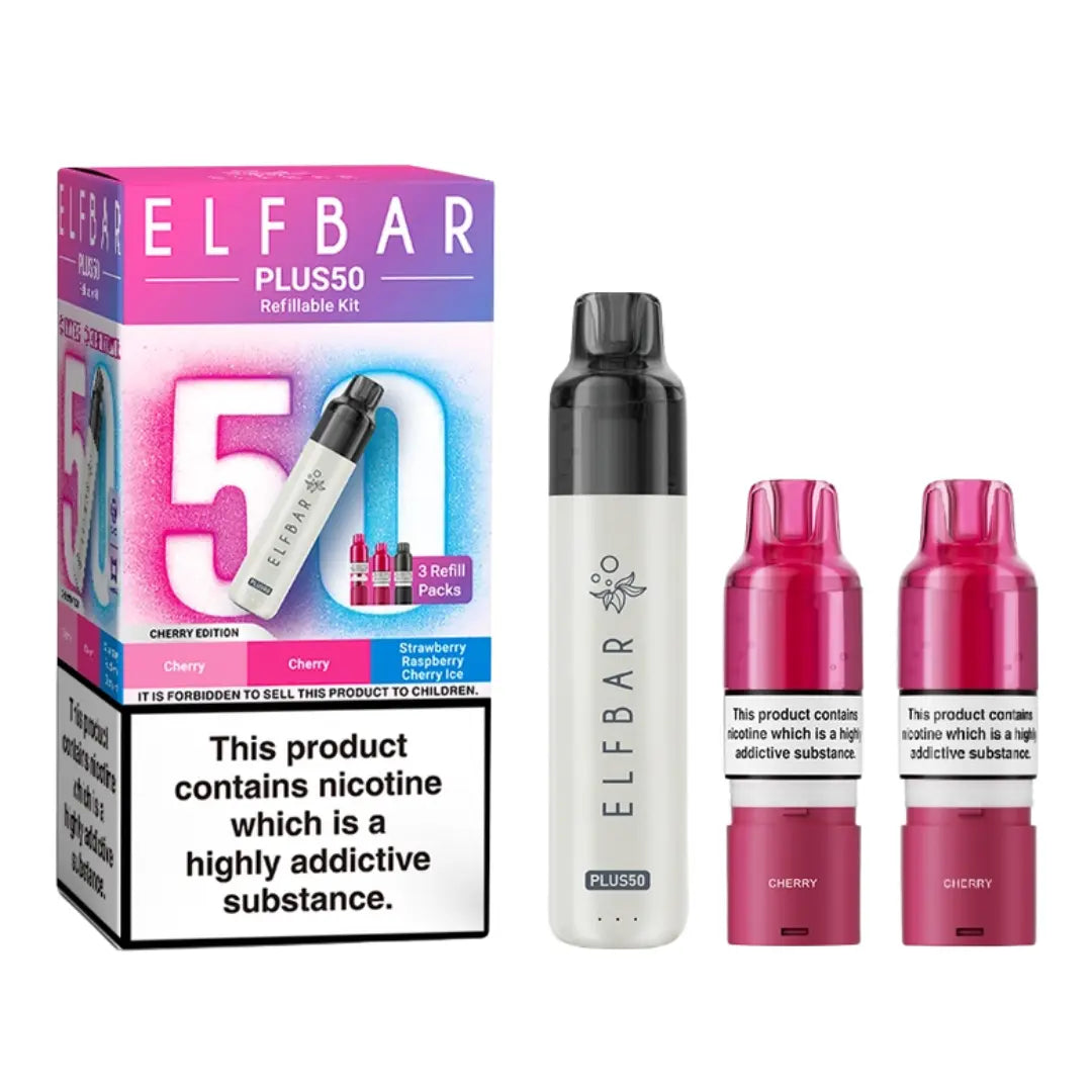 Elf Bar Plus 50 Prefilled & Reusable Pod Kit