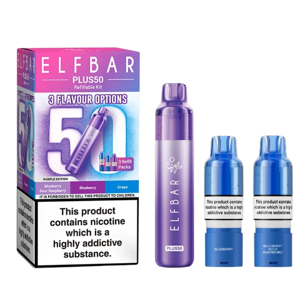 Elf Bar Plus 50 Prefilled & Reusable Pod Kit